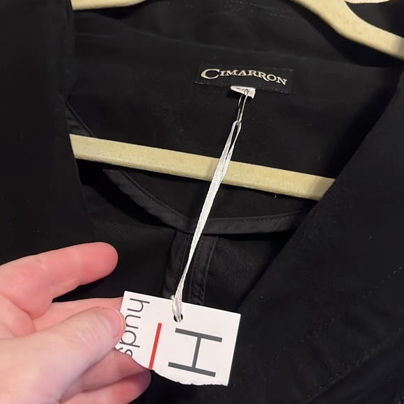 “Cimarron” tailored jacket/blazer size xs super soft denim Velvetine like fabric - Picture 10 of 10